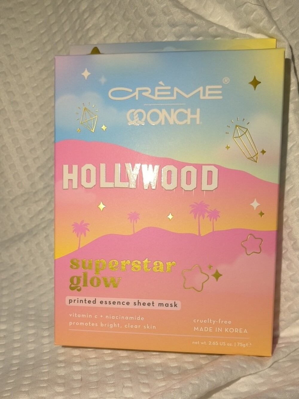 CRÈME x MONCH HOLLYWOOD Superstar Glow Sheet Mask - SET OF 3 - Picture 3 of 4